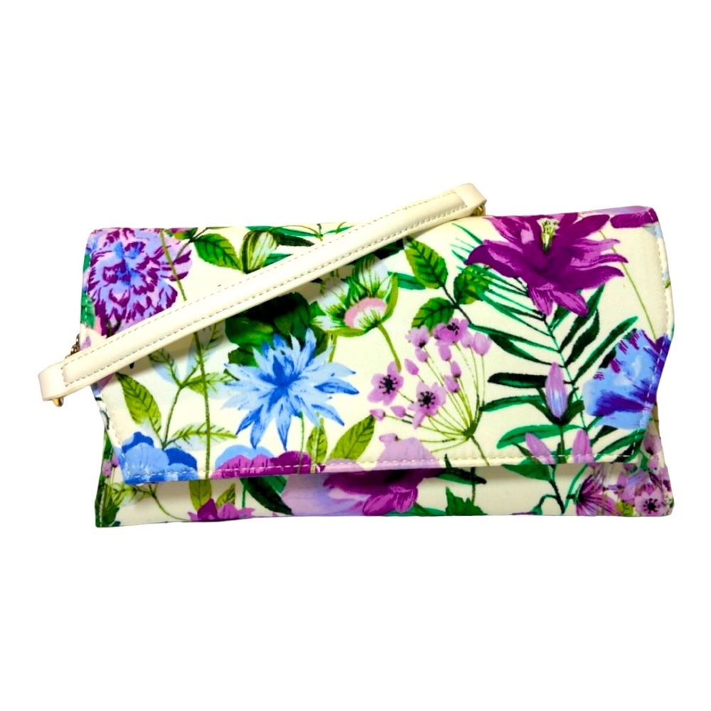 TALBOTS FLORAL ENVELOPE BAG